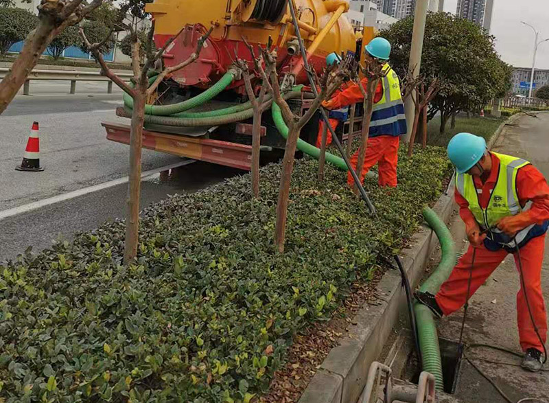 桦川市政管道清淤